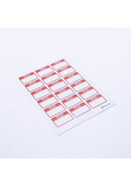 Sticker, Hello My Name Is Isimlik, Okul Etiketi, 4.5x3 Cm, 270 Adet