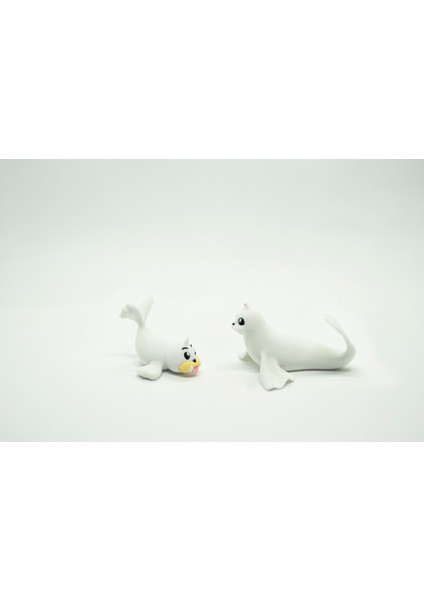 Seel - Dewgong Pokemon 3D Model Evrim 2li Tüm Set