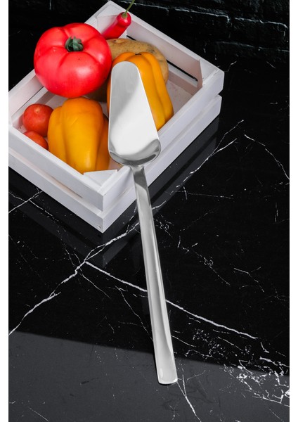 Lüx Paslanmaz Çelik Milas Servis Spatula