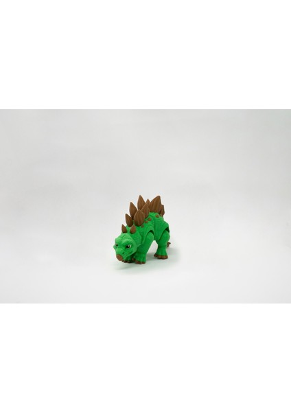Stegosaurus 3D Hareketli Model Küçük Boy
