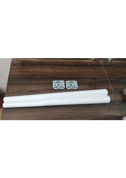 60 cm 2li beyaz konik ayak.