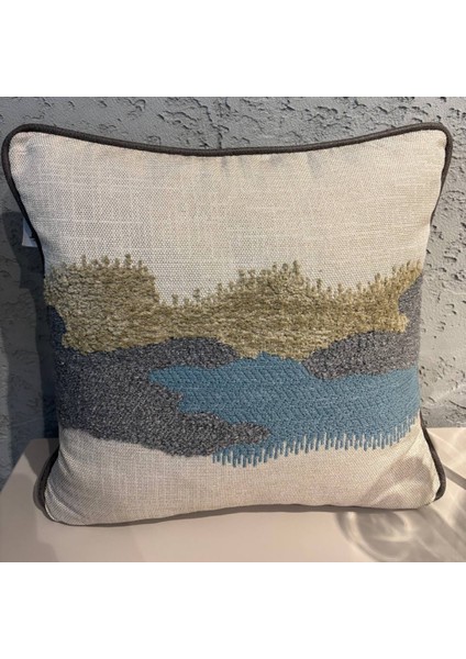 Modern Desenli Dekoratif Kare Yastık