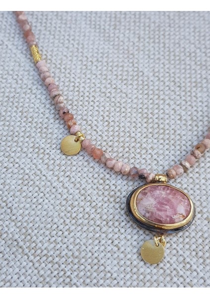 Rodokrosit Taş Tasarım Kolye fiyatları