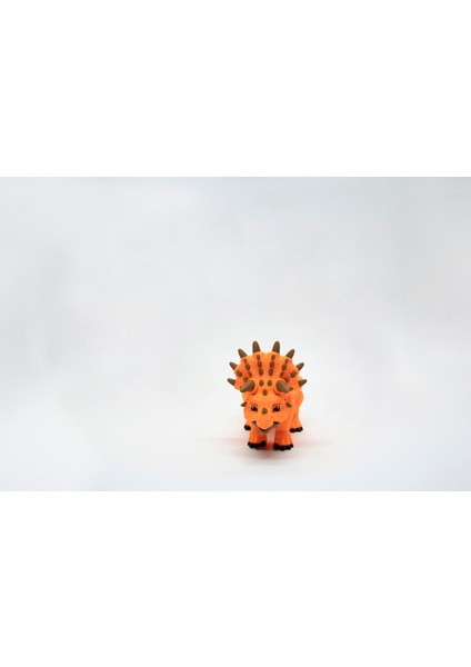 Triceratops 3D Hareketli Model Orta Boy