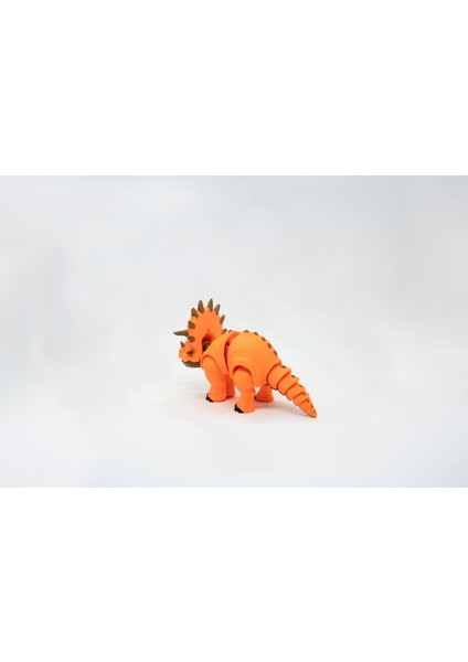 Triceratops 3D Hareketli Model Orta Boy