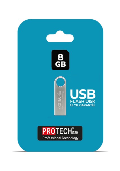 8 GB Metal Tasarım Flash Bellek USB 3.0