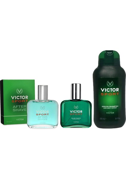 Sport Man Set (Edt 100ml + After Shave 100ml + Shampoo 250ml)