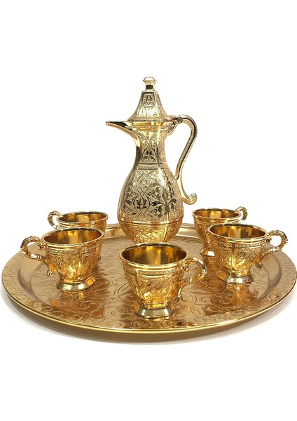 Zemzem Takımı Ebruli Gold Renk