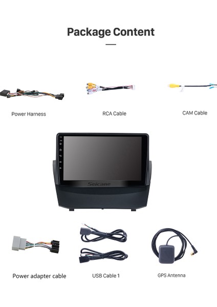 Ford Fıesta 2013-2014 Multimedya Navigasyon Usb Kamera Carplayer 6 Ram