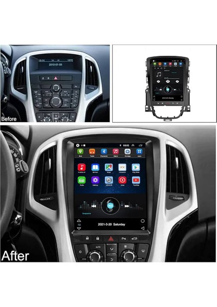 Opel Astra J Tesla 2010-2014 Multimedya Navigasyon Usb Kamera Carplayer