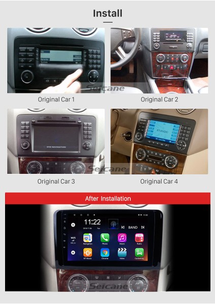 Mercedes Ml 2006-2012 Multimedya Navigasyon Usb Kamera Carplayer