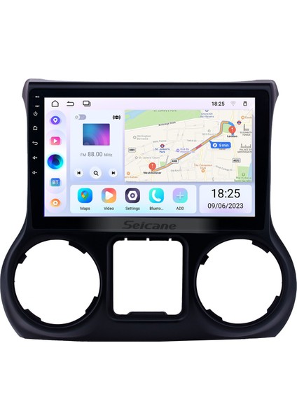 Jeep Wrangler 2015-2018 Multimedya Navigasyon Usb Kamera Carplayer 6 Ram