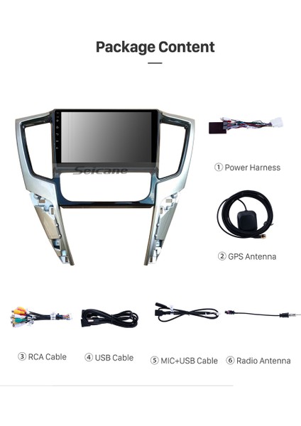Mıtsubıshı Trıton 2019+ Multimedya Navigasyon Usb Kamera Carplayer 6 Ram