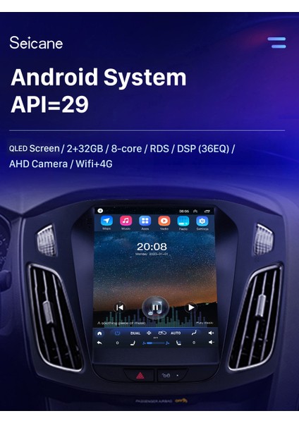 Ford Focus 3-4 Tesla 2015-2018 Multimedya Navigasyon Usb Kamera Carplayer fiyatları