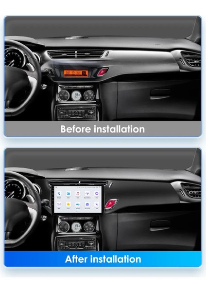 Cıtroen C3 2010-2016 Multimedya Navigasyon Usb Kamera Carplayer 6 Ram modelleri