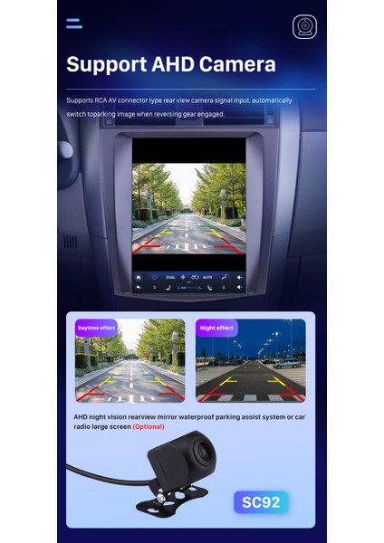 Toyota Corolla 2007-2014 Tesla Multimedya Navigasyon Usb Kamera Carplayer 6 Ram