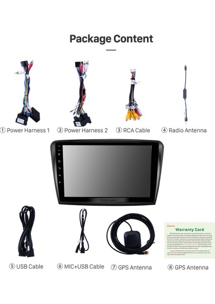 Skoda Superb 2009-2013 Multimedya Navigasyon Usb Kamera Carplayer 4 Ram