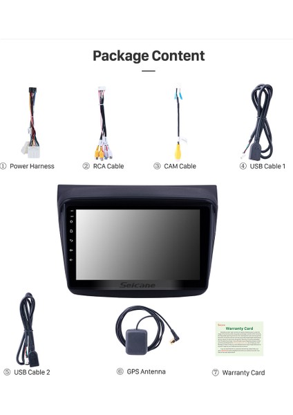 Mıtsubıshı L200 2006-2014 Multimedya Navigasyon Usb Kamera Carplayer modelleri