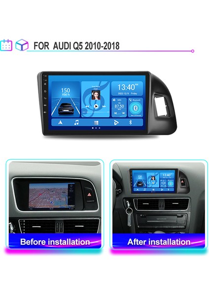 Audı Q5 2009-2018 Multimedya Navigasyon Usb Kamera Carplayer 4 Ram