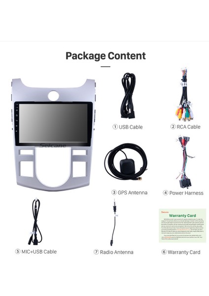 Kıa Cerato A/C 2010-2012 Multimedya Navigasyon Usb Kamera Carplayer 4 Ram