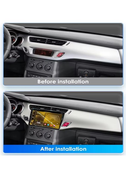 Cıtroen C3 2010-2016 Multimedya Navigasyon Usb Kamera Carplayer 6 Ram fiyatları