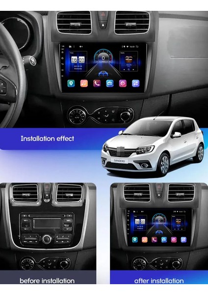 Dacıa Dokker 2012-2020 Multimedya Navigasyon Usb Kamera Carplayer 4 Ram