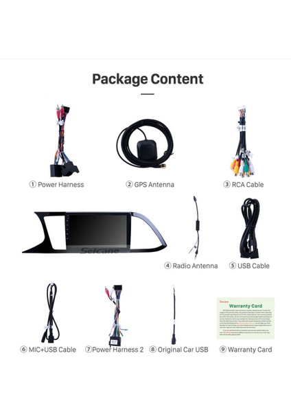 Seat Leon 2018+ Multimedya Navigasyon Usb Kamera Carplayer 4 Ram fiyatları