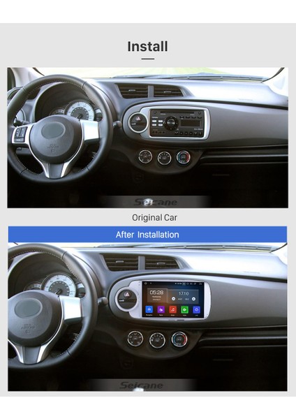 Toyota Yarıs 2012-2018 Multimedya Navigasyon Usb Kamera Carplayer 4 Ram fiyatları