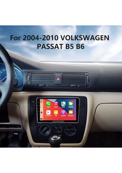 Vw Passat B5/B6 2004-2010 Multimedya Navigasyon Usb Kamera Carplayer 4 Ram