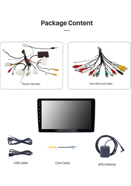 Toyota Avensıs 2002-2008 Multimedya Navigasyon Usb Kamera Carplayer 4 Ram modelleri