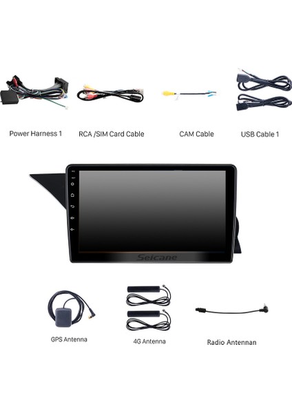 Mercedes Glk Serisi Ntg5.0 2008-2012 Multimedya Navigasyon Usb Kamera Carplayer 4 Ram modelleri