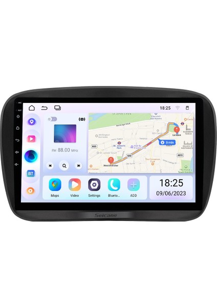 Mercedes Sl 2008-2012 Multimedya Navigasyon Usb Kamera Carplayer 4 Ram