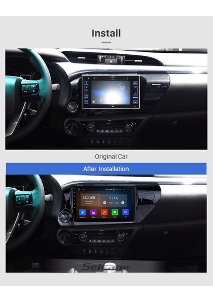 Toyota Hılux 2017+ Multimedya Navigasyon Usb Kamera Carplayer 4 Ram fiyatları