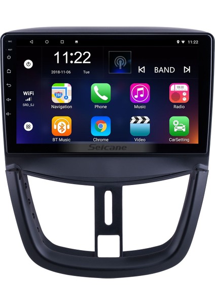 Peugeot 207 2006-2010 Multimedya Navigasyon Usb Kamera Carplayer 4 Ram