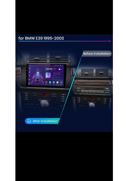 Bmw E39-E53 1995-2003 Multimedya Navigasyon Usb Kamera Carplayer 6 Ram
