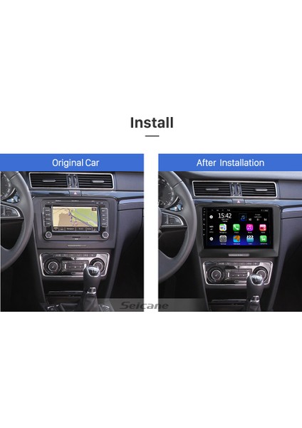 Skoda Superb 2009-2014 Multimedya Navigasyon Usb Kamera Carplayer 4 Ram