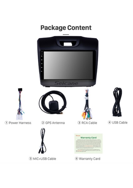 Isuzu D-Max 2012+ Multimedya Navigasyon Usb Kamera Carplayer modelleri