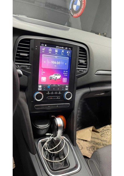 Renault Megane 4 Tesla 2018-2021 Multimedya Navigasyon Usb Kamera Carplayer 4 Ram