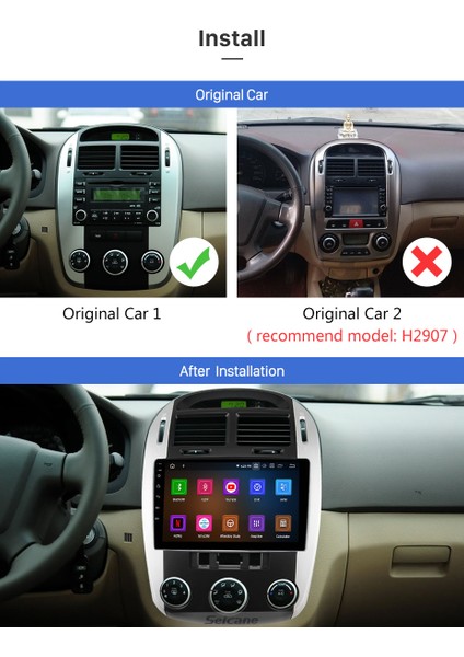 Kıa Cerato 2006+ Multimedya Navigasyon Usb Kamera Carplayer 6 Ram
