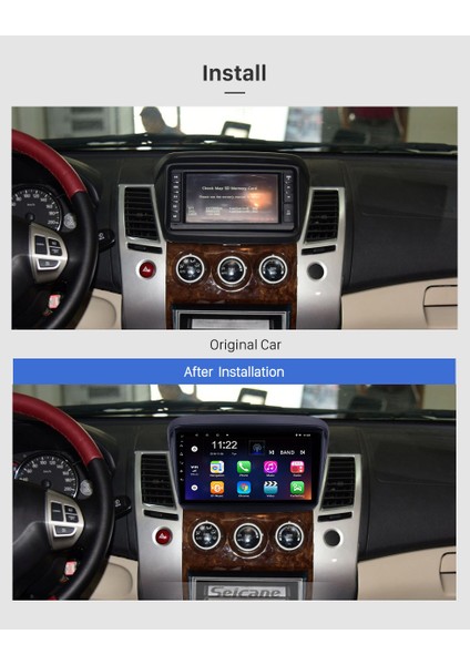 Mıtsubıshı L200 2006-2014 Multimedya Navigasyon Usb Kamera Carplayer 4 Ram fiyatları