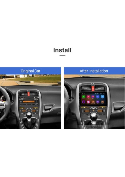 Toyota Aurıs 2011+ Multimedya Navigasyon Usb Kamera Carplayer 4 Ram