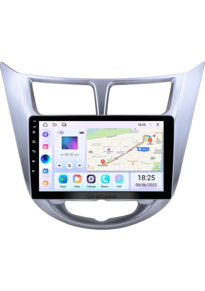 Hyundaı Accent Blue 2011+ Multimedya Navigasyon Usb Kamera Carplayer 4 Ram