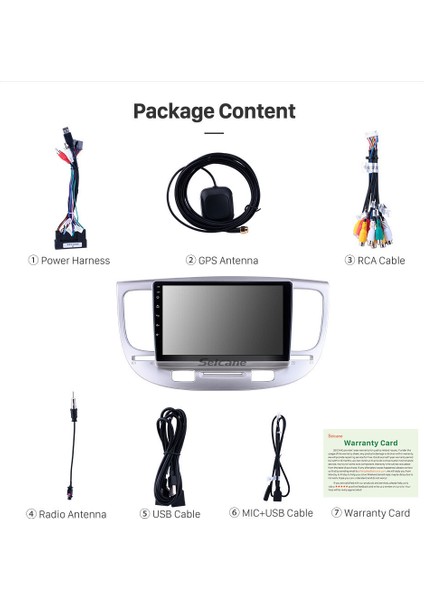 Kıa Rıo 2007+ Multimedya Navigasyon Usb Kamera Carplayer