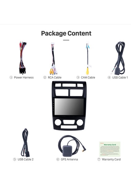 Kıa Sportage Dijital / Manuel 2007-2010 Multimedya Navigasyon Usb Kamera Carplayer 6 Ram modelleri