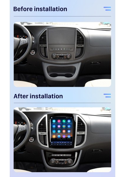 Mercedes Vıto W447 2014-2021 Multimedya Navigasyon Usb Kamera Carplayer fiyatları