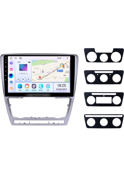 Skoda Octavıa 2007-2014 Multimedya Navigasyon Usb Kamera Carplayer 4 Ram