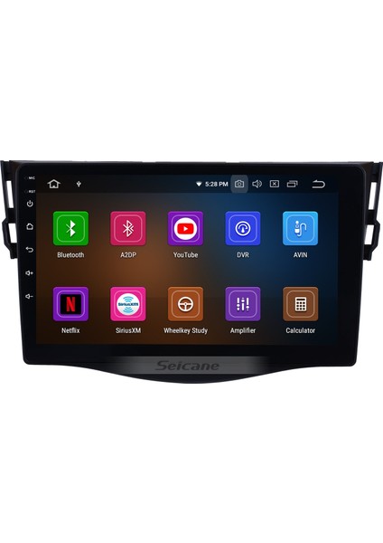 Toyota Rav4 2007-2011 Multimedya Navigasyon Usb Kamera Carplayer 4 Ram