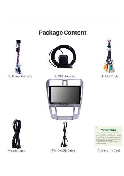 Honda Cıty A/C 2008-2013 Multimedya Navigasyon Usb Kamera Carplayer 4 Ram