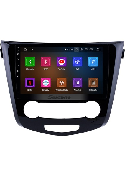 Nıssan Qashqaı Manual A/C 2014+ Multimedya Navigasyon Usb Kamera Carplayer 6 Ram