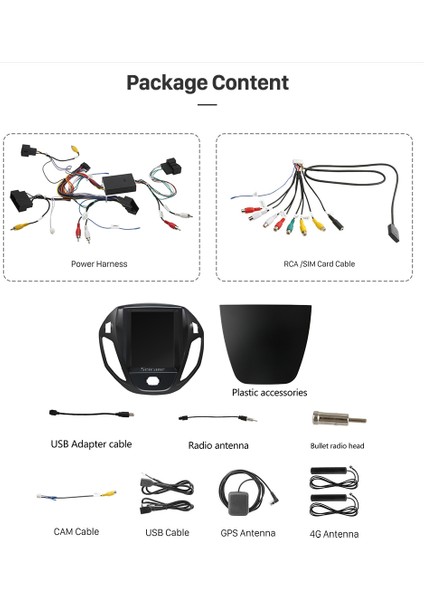Ford Courıer Tesla Multimedya Navigasyon Usb Kamera Carplayer 4 Ram fiyatları